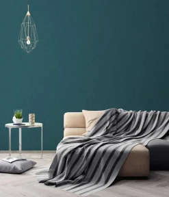 Vliestapete Einfarbig Struktur blau Glitzer 38197-7