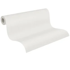 Vliestapete Einfarbig Struktur Stoffoptik Creme 3978-05