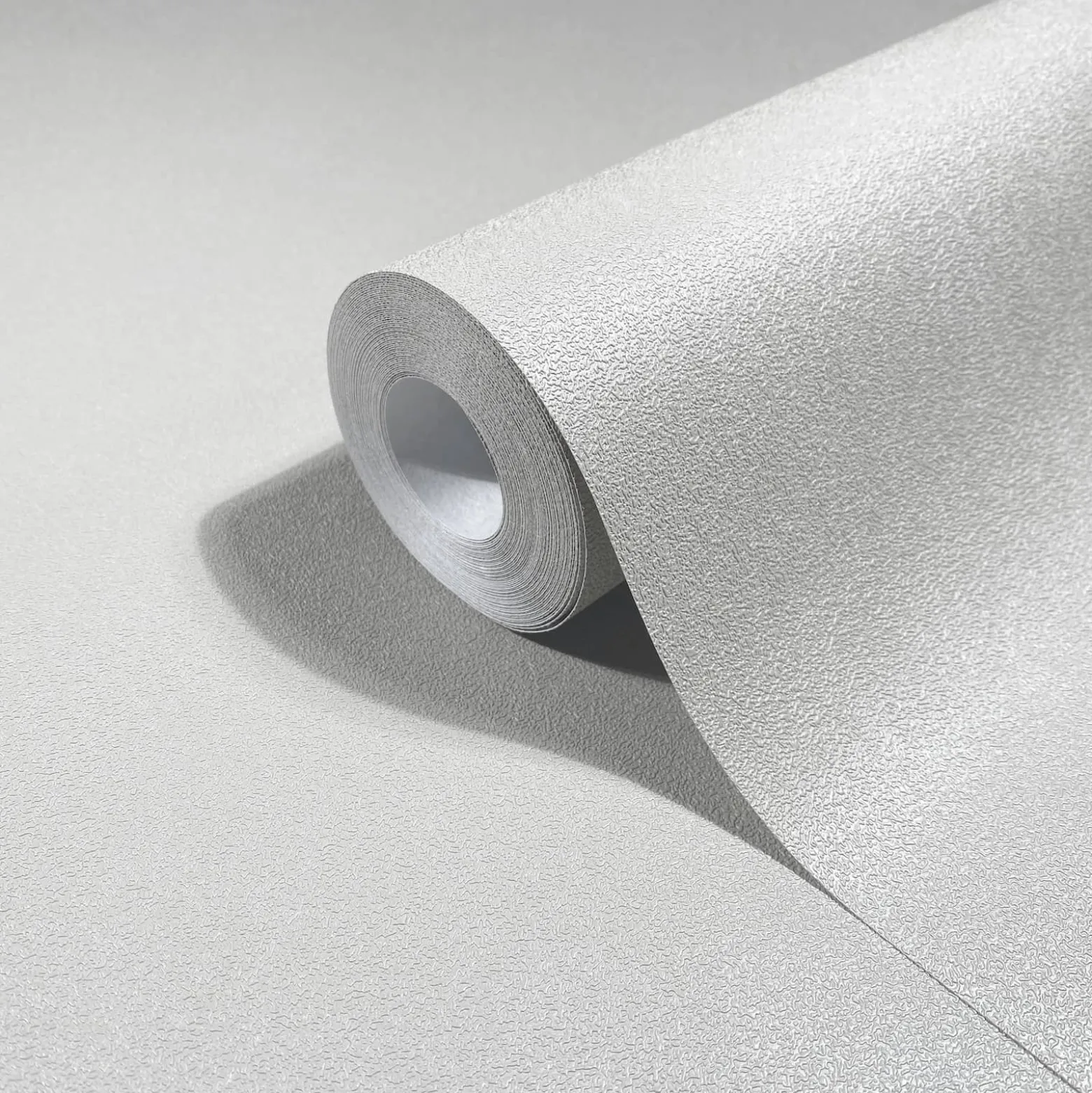 Vliestapete Einfarbig Struktur Modern Grau Creme 82514