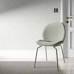 Vliestapete Elle Art Deco Weiß Creme Glitzer 10451-31