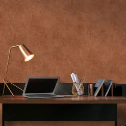 Vliestapete Elle Beton Optik Orange Braun 10438-13