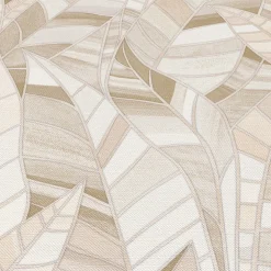 Vliestapete Elle Blätter Beige Creme Glitzer 10446-02