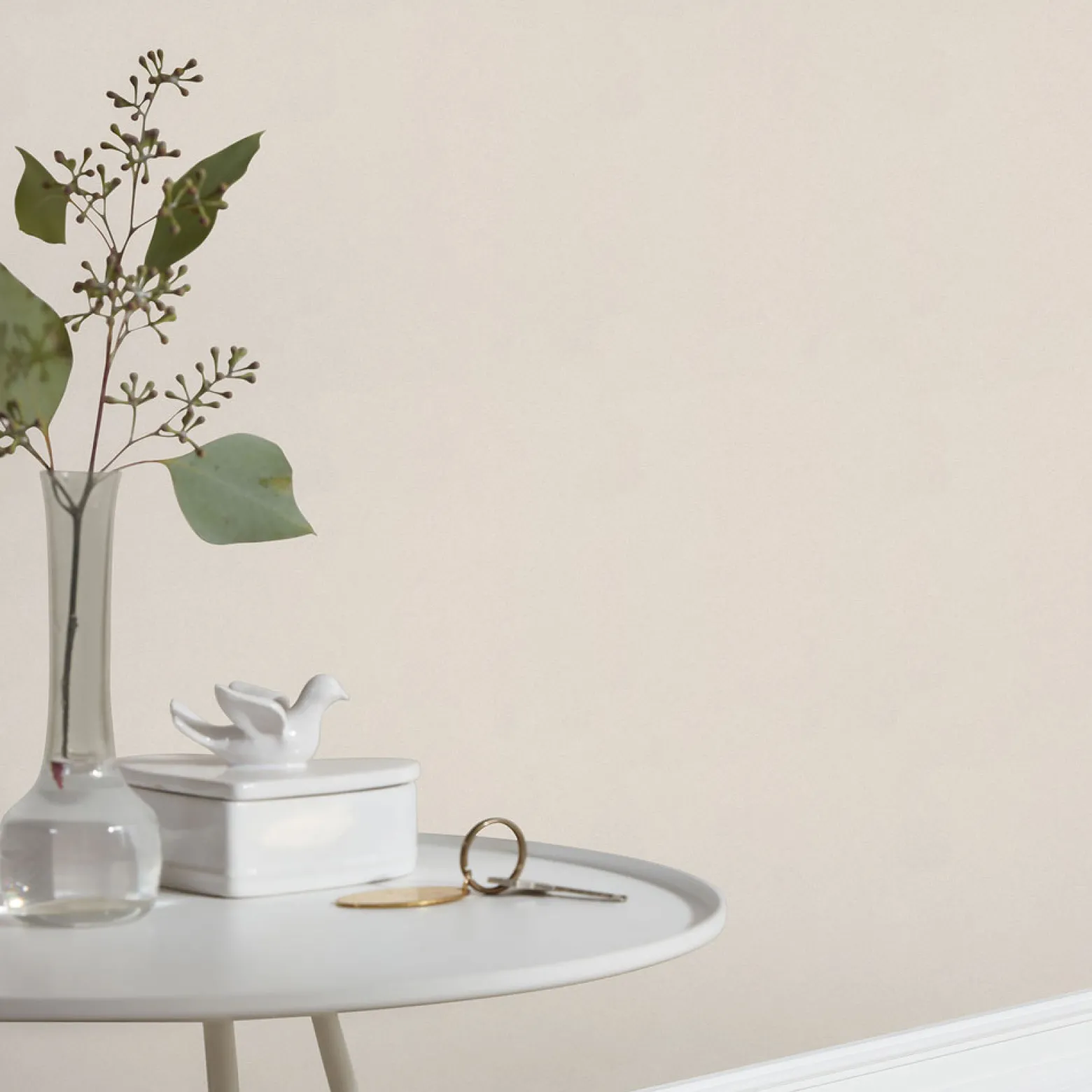 Vliestapete Elle Decoration Uni Struktur Creme 10335-26