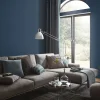 Vliestapete Elle Einfarbig Textil Optik Blau 10444-08
