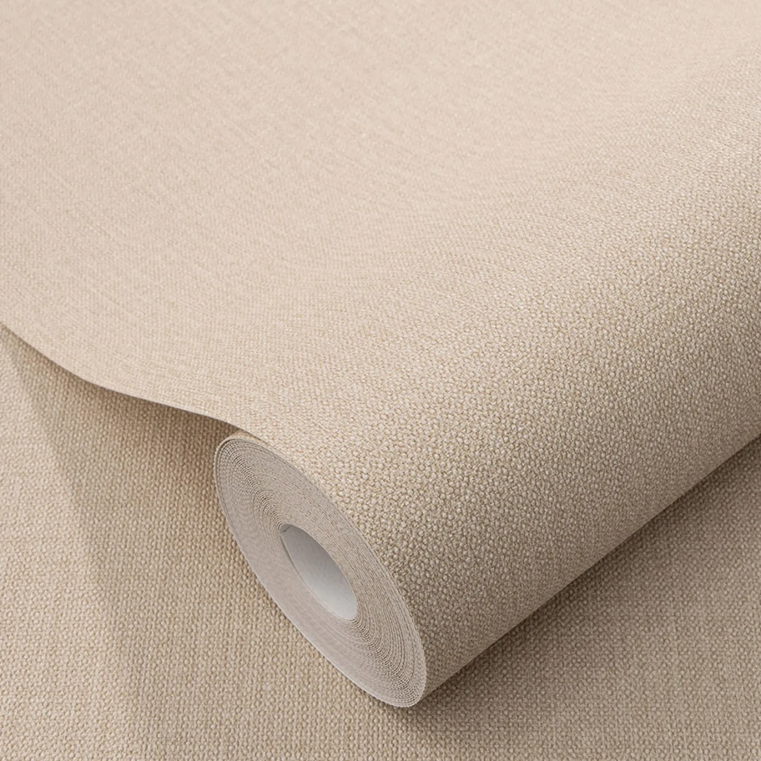 Vliestapete Elle Einfarbig Textil Optik Beige 10444-02