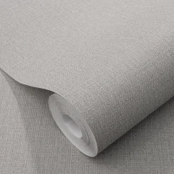 Vliestapete Elle Einfarbig Textil Optik Grau 10444-10