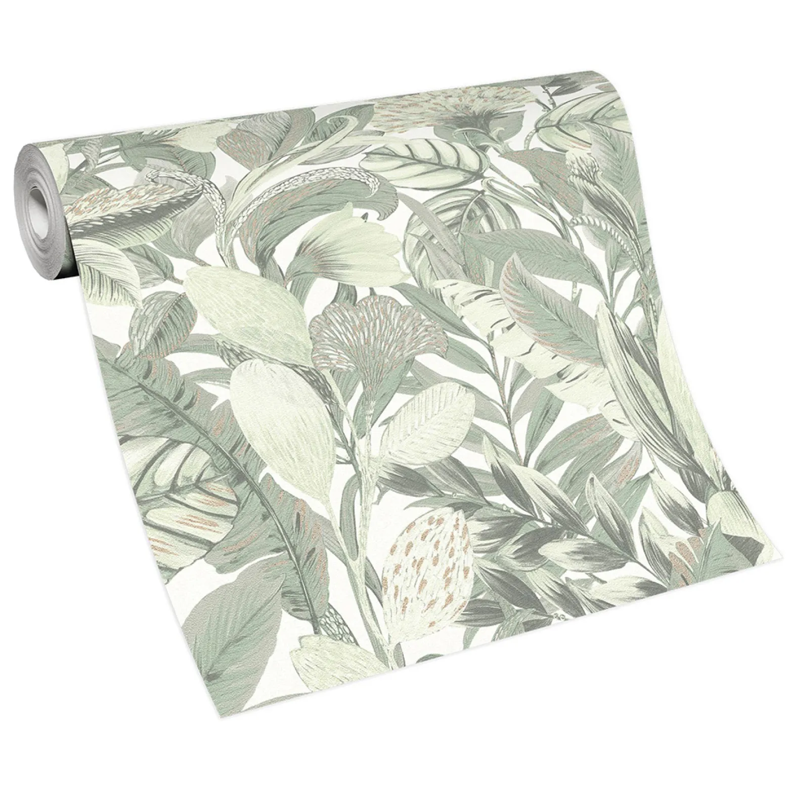Vliestapete ELLE Floral Blumen grün weiß 10202-07