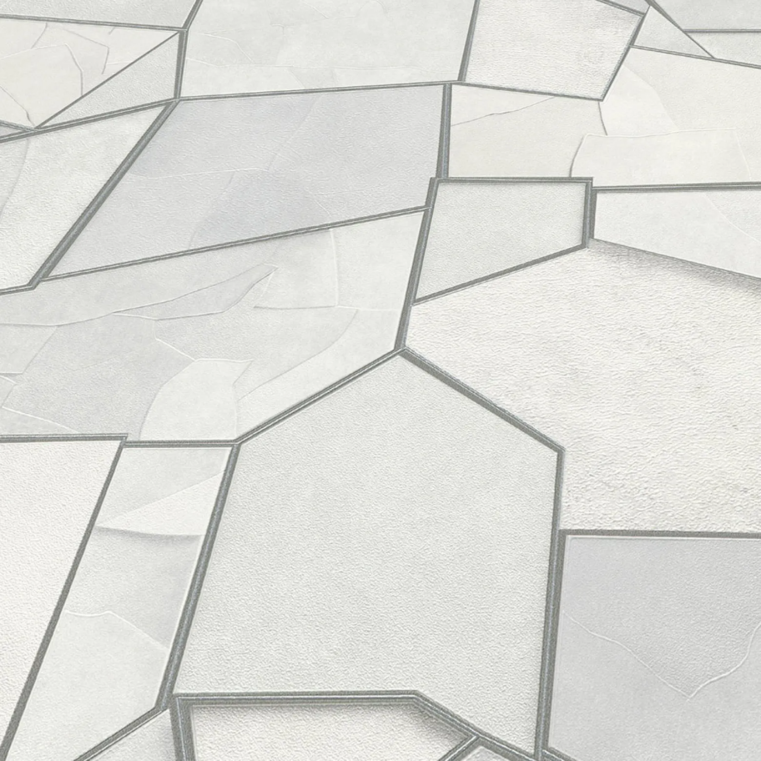 Vliestapete Elle Grafik Grau Silber Metallic 10445-31