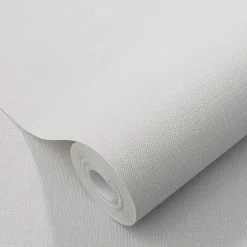 Vliestapete Elle Uni Textil Optik Hellgrau 10444-31