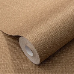 Vliestapete Elle Uni Textil Optik Gold Metallic 10444-30
