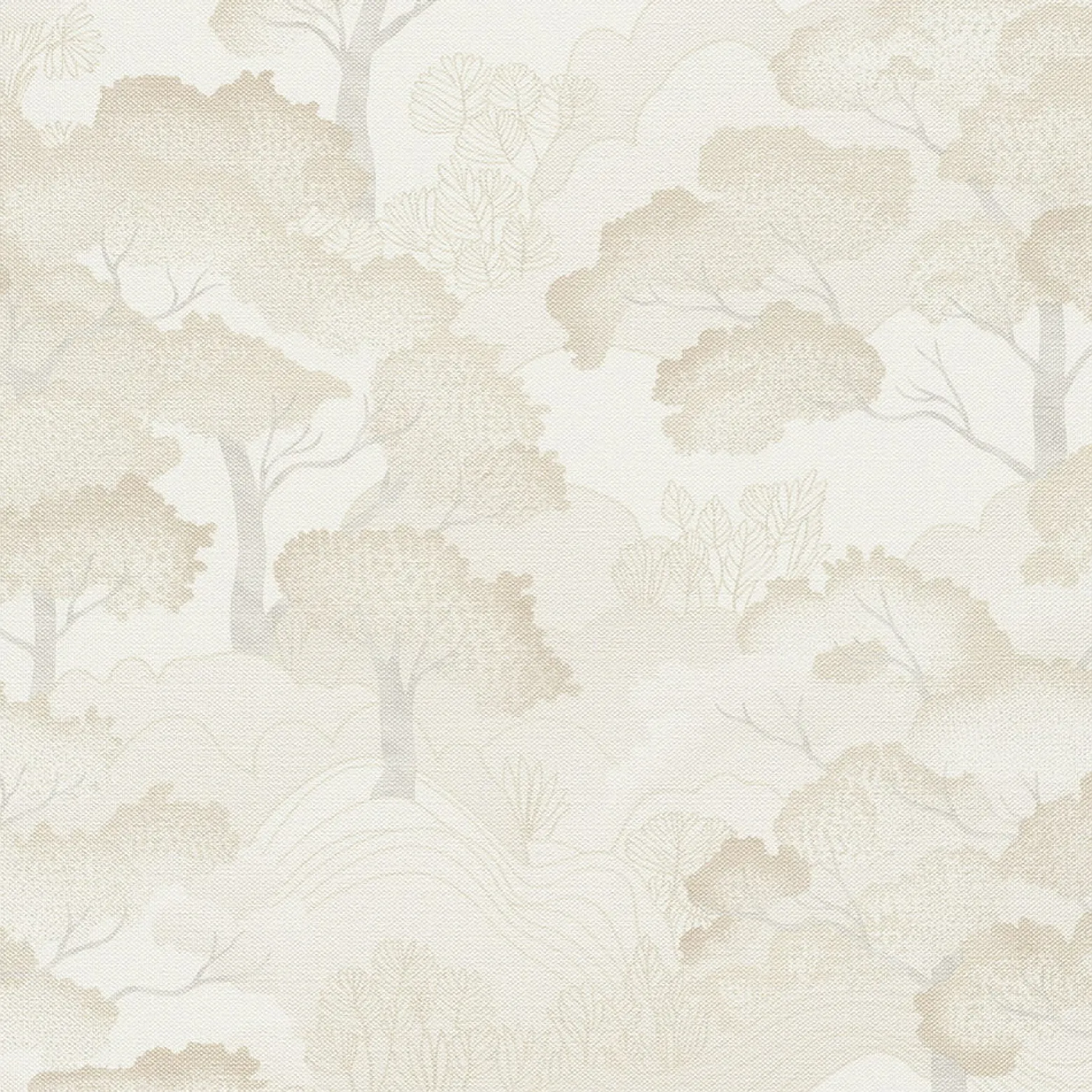 Vliestapete Elle Wald Creme Beige Glitzer 10448-14