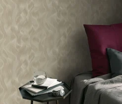 Vliestapete Elle Wellen-Muster gold Glanz 10151-30