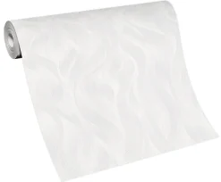 Vliestapete Elle Wellen-Muster hellgrau Glitzer 10151-31