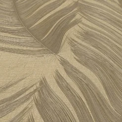 Vliestapete Federn Abstrakt Gold Metallic 10516-30