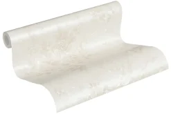 Vliestapete Floral Barock creme Glitzer 30647-2
