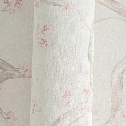 Vliestapete Floral Blütenzweig Grau Creme Rosa 78199-5