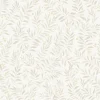 Vliestapete Floral Blätter Cremeweiß Beige MN3402