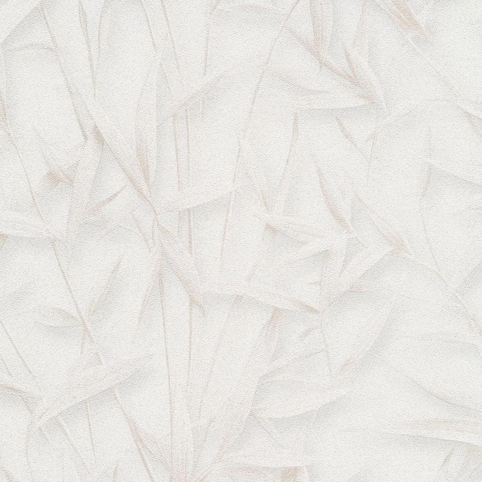 Vliestapete Floral Blätter Creme Beige Glitzer 10587-02