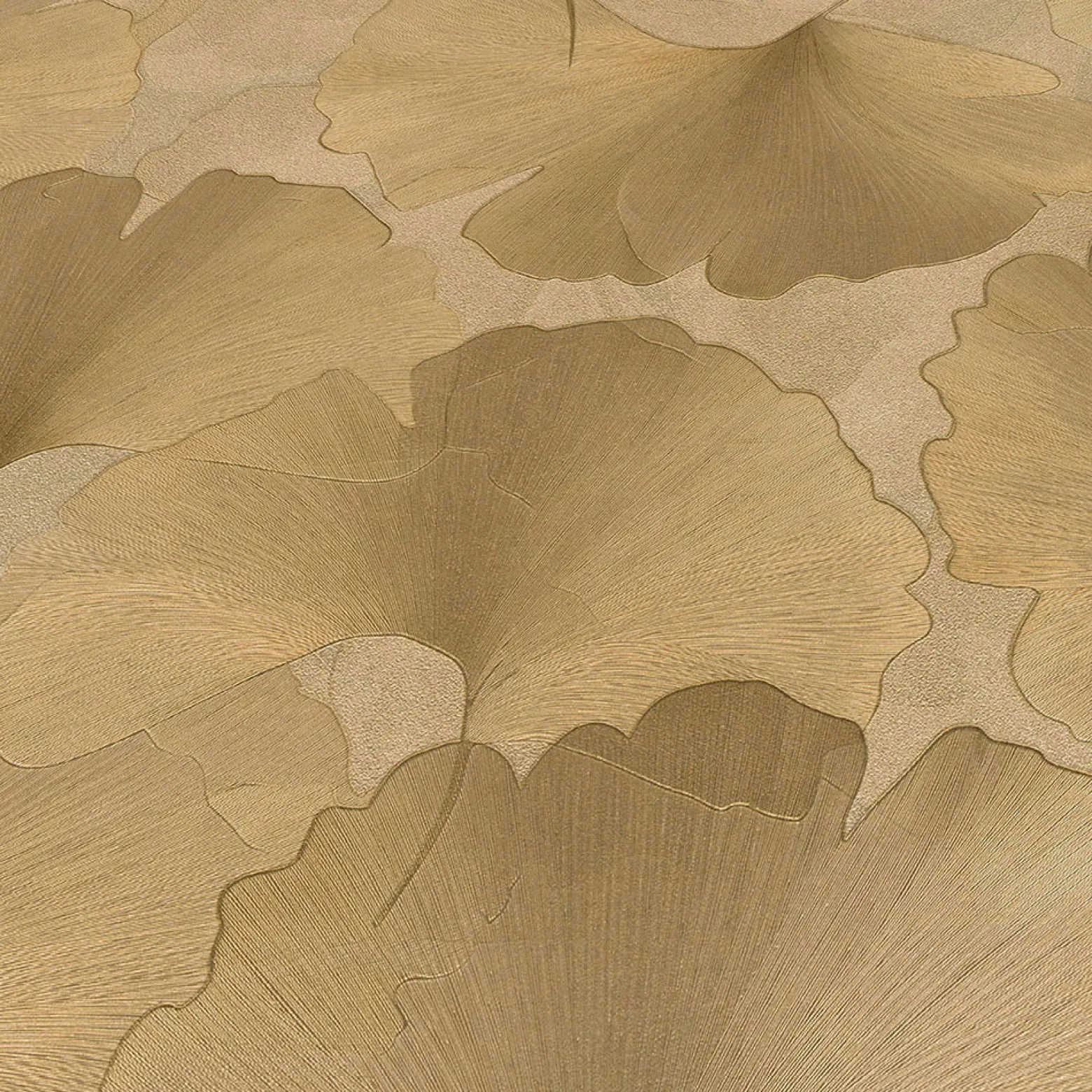Vliestapete Floral Blätter Gold Metallic 10470-30