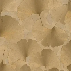 Vliestapete Floral Blätter Gold Metallic 10470-30
