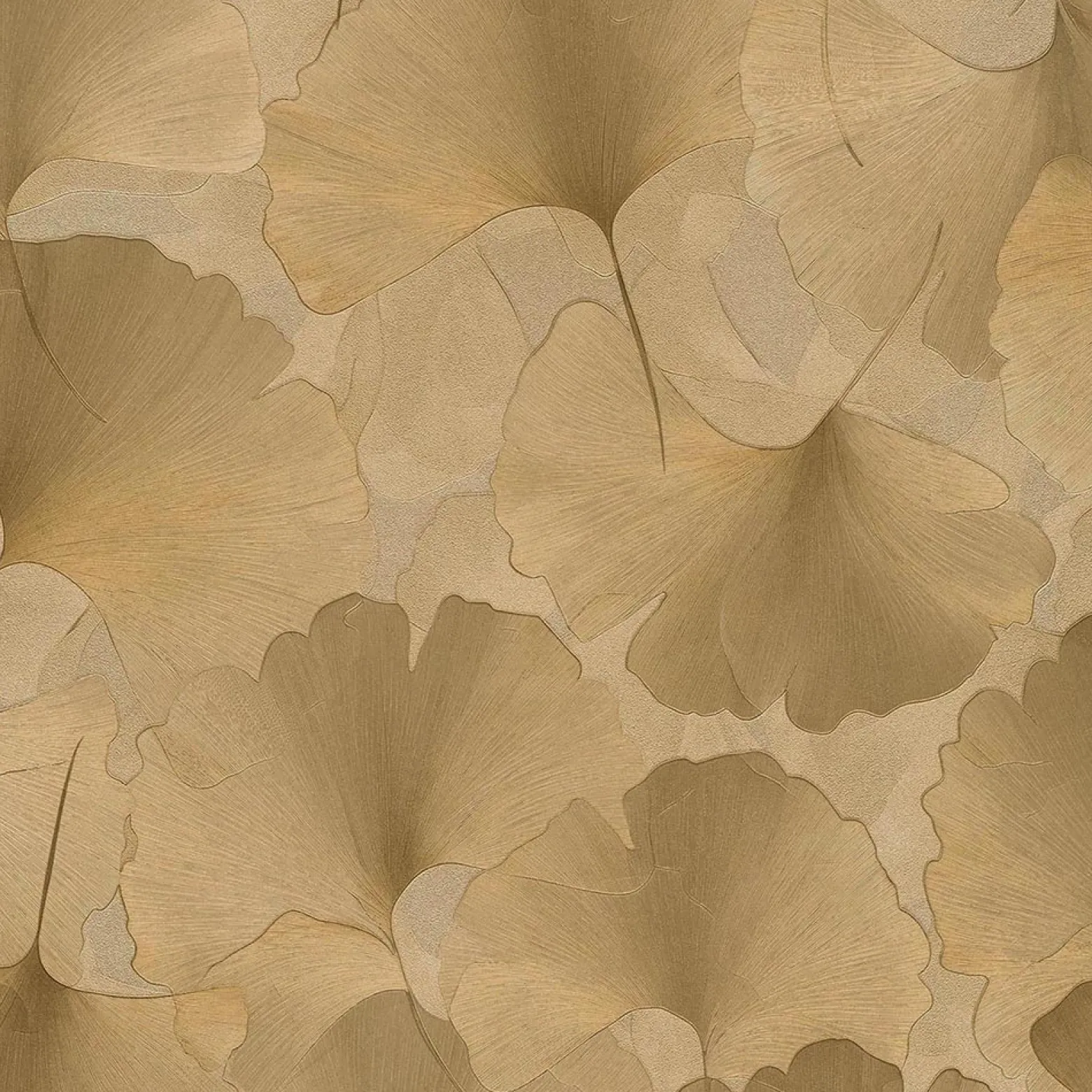 Vliestapete Floral Blätter Gold Metallic 10470-30