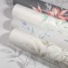 Vliestapete Floral Blätter greige blau Hailey 82220