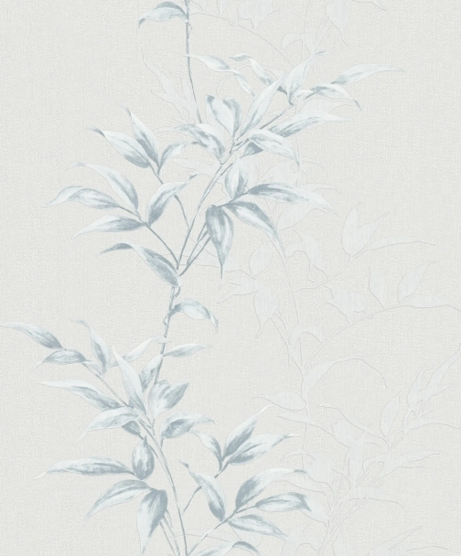Vliestapete Floral Blätter greige blau Hailey 82220