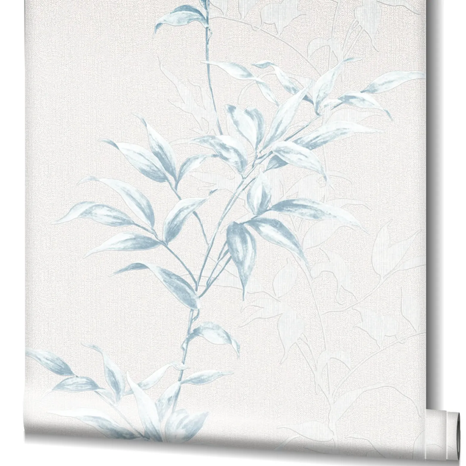 Vliestapete Floral Blätter greige blau Hailey 82220
