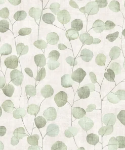 Vliestapete Floral Blätter Ranken Beige Grün 81642