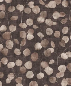 Vliestapete Floral Blätter Ranken Braun Beige 81639