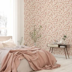 Vliestapete Floral Blätter Ranken Beige Creme 81640