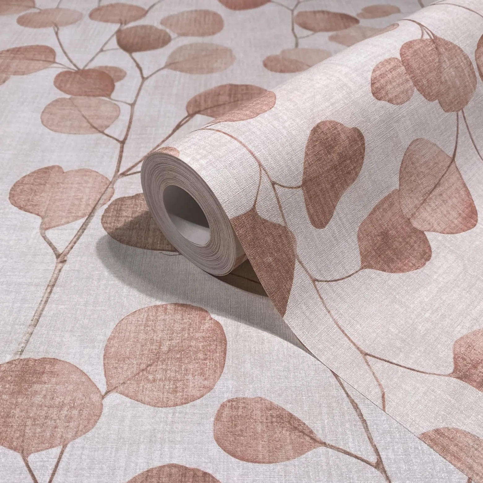 Vliestapete Floral Blätter Ranken Beige Creme 81640