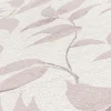 Vliestapete Floral Blätter Zweige Weiß Rosa 38962-1