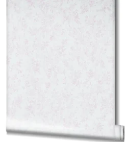 Vliestapete Floral Blumen Struktur Weiß Rosa 82357