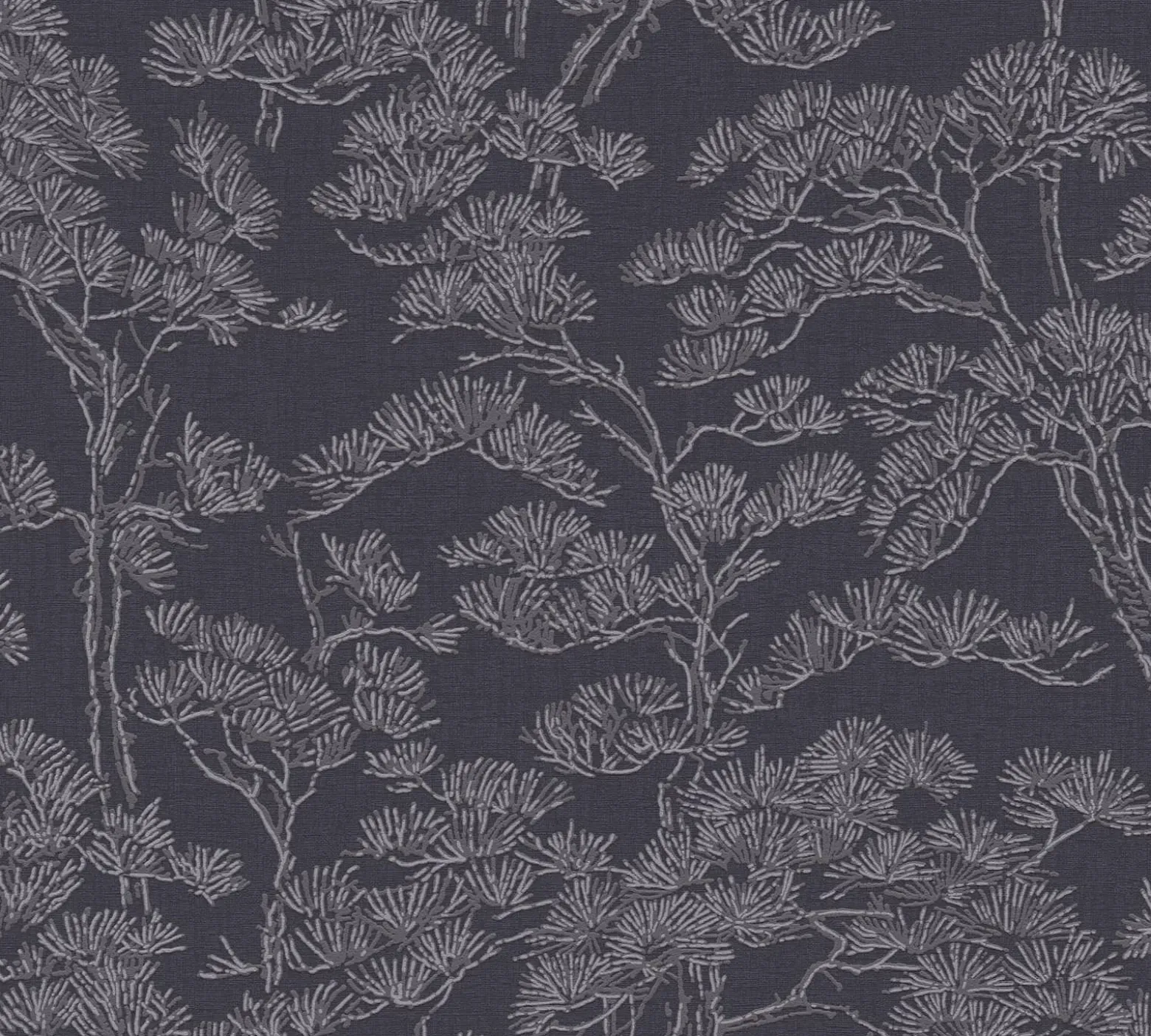 Vliestapete Floral Bäume Abstrakt Blau Grau 79001-1