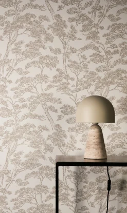 Vliestapete Floral Bäume Abstrakt Creme Beige 79001-2