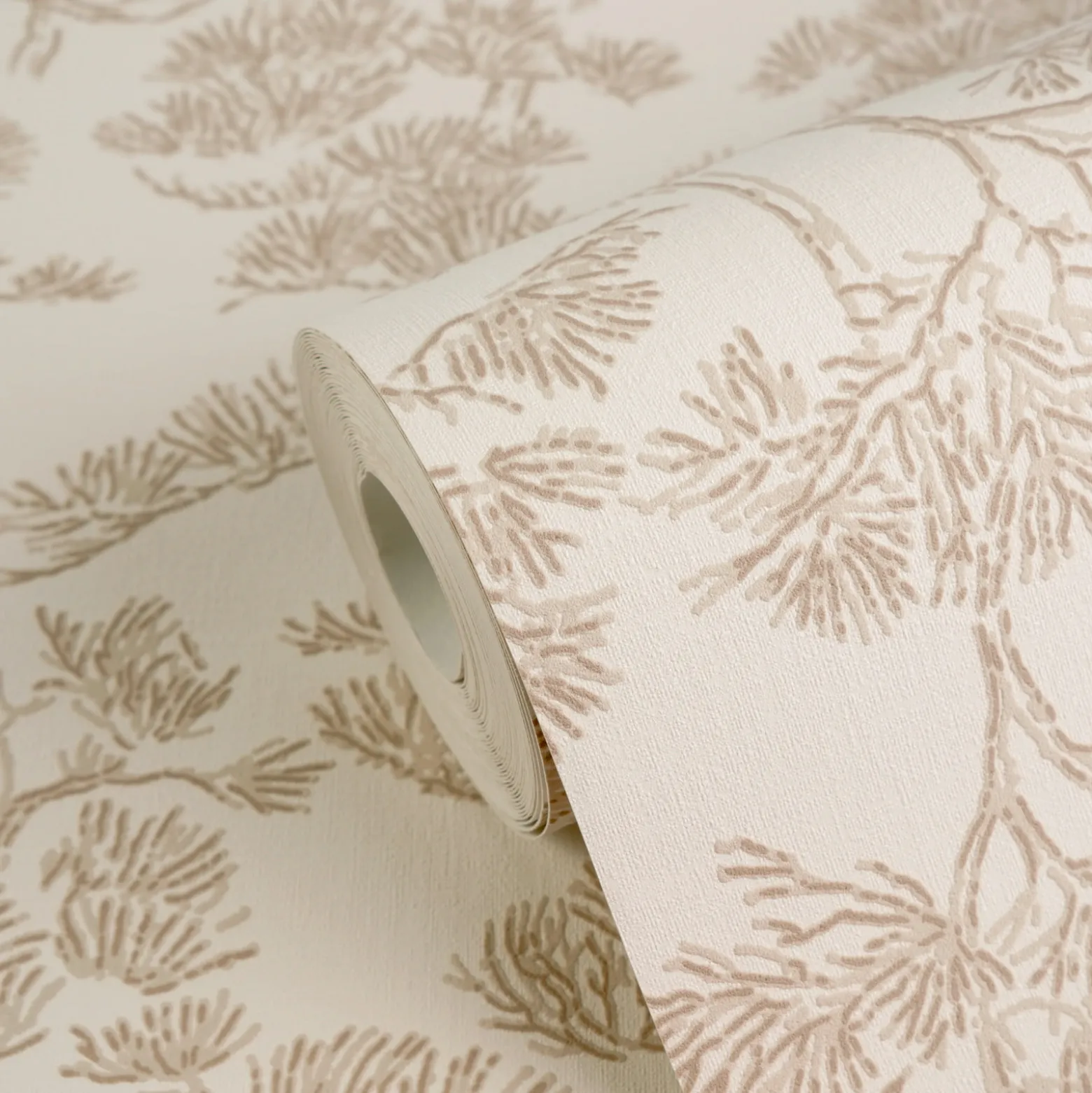 Vliestapete Floral Bäume Abstrakt Creme Beige 79001-2