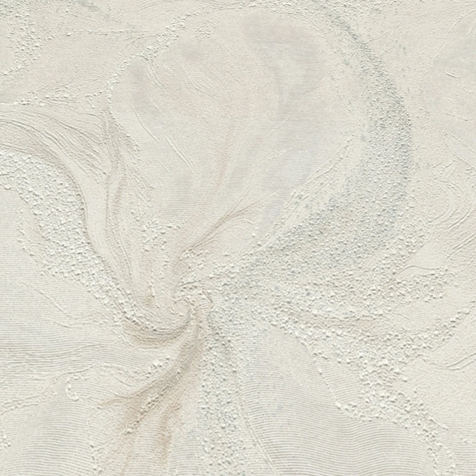 Vliestapete Floral Creme Beige Silber Glitzer 10514-14