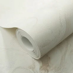 Vliestapete Floral Creme Beige Silber Glitzer 10514-14