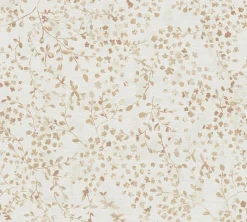 Vliestapete Floral Creme Beige Gold Metallic 39747-3