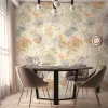 Vliestapete Floral Fineline Creme Beige Orange 39694-2