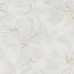 Vliestapete Floral Grau Beige Silber Glitzer 10514-02