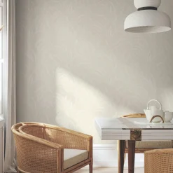 Vliestapete Floral Gräser Skandi Beige Creme 82504