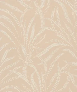 Vliestapete Floral Gräser Skandi Apricot Creme 82506
