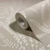 Vliestapete Floral Gräser Skandi Hellbraun Creme 82508