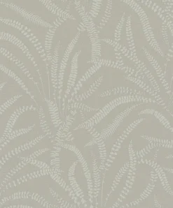 Vliestapete Floral Gräser Skandi Hellbraun Creme 82508