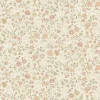 Vliestapete Floral Hasen Beige Orange Rot JS3103