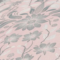 Vliestapete Floral Ornamente Rosa Grau Weiß 39075-2