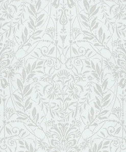 Vliestapete Floral Ornamente Grau Silber Metallic 82511