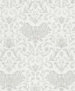Vliestapete Floral Ornamente Creme Beige Grau 35168
